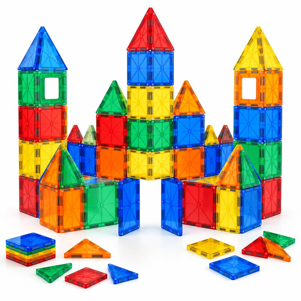 Blocos Magnéticos Coloridos — Castelo