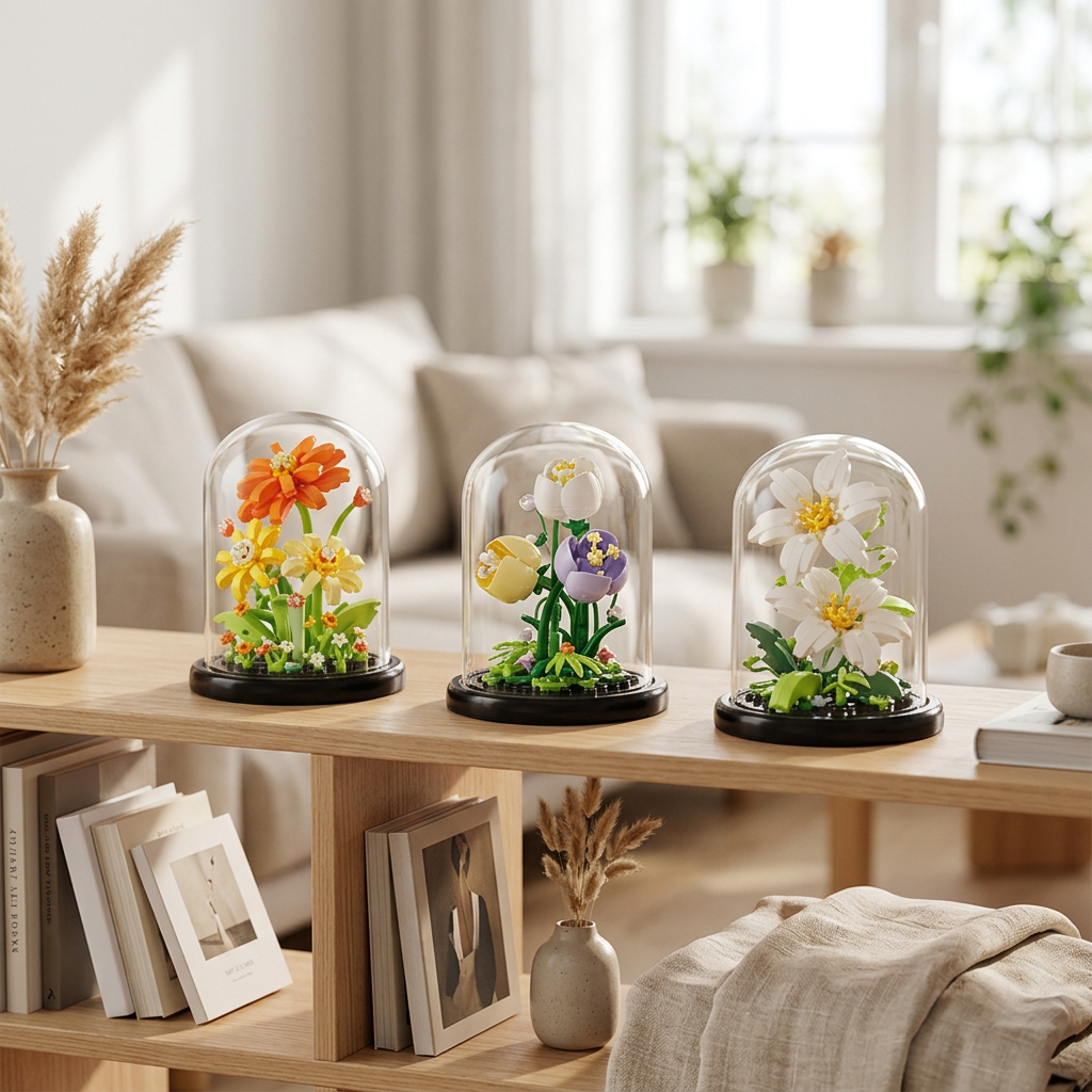 Buquê de Flores de Blocos