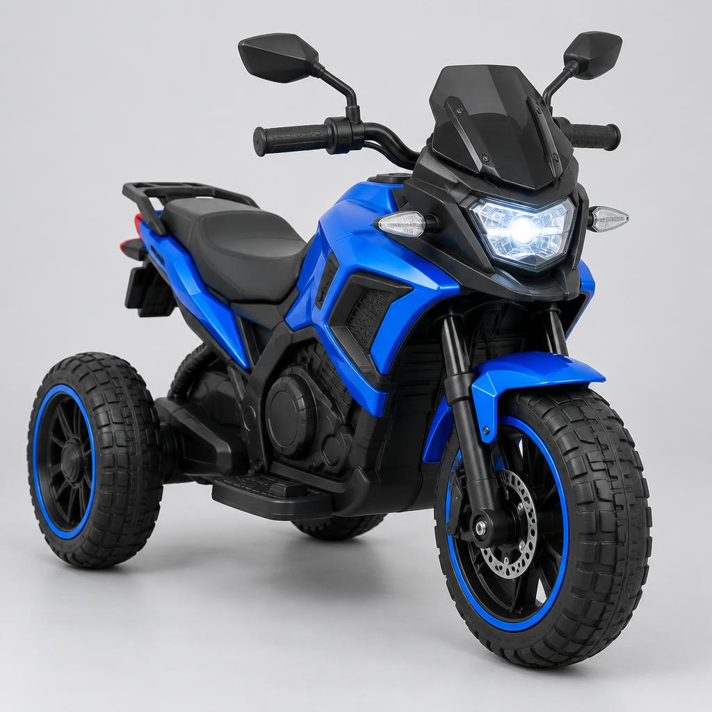 Moto Adventure Elétrica Infantil 12V — Azul